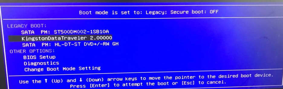 u深度u盤安裝win7