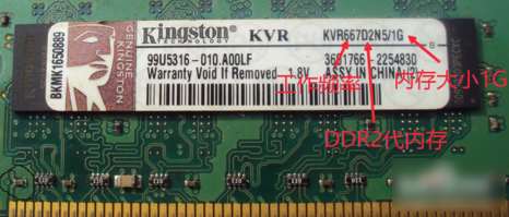 看內(nèi)存條型號(hào) 看內(nèi)存條型號(hào)