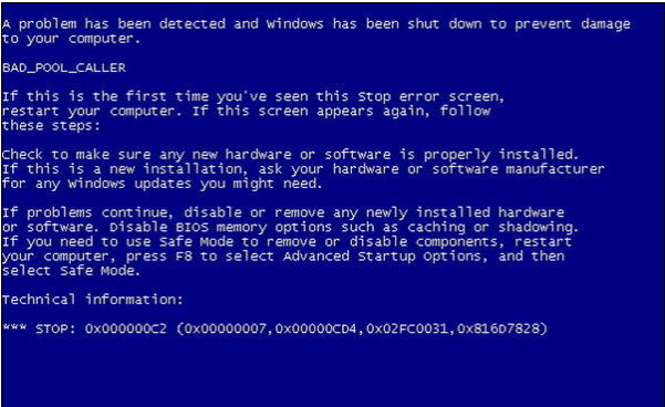 電腦藍(lán)屏開(kāi)不了機(jī)